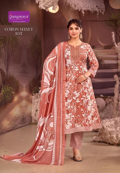 Rangmaya cotton velvet anantaa fashion kurti wholesaler
